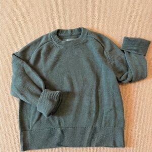 Abercrombie & Fitch Women's Green Crewneck Sweater